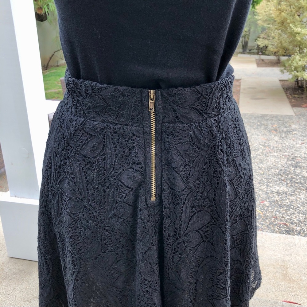 Target xhilaration Black Lace Skater Skirt, size S - Picture 6 of 11